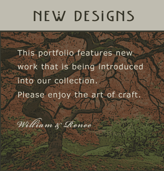 Unique Arts and Crafts Lamps and Mica Lamp Shades highlighted with natural leaves. These designs are the perfect compliment for the American Bungalow Home and used extensively with Stickley Furntiure designs.